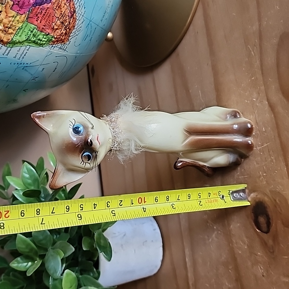 Vintage MCM siamese cat figurine - Picture 15 of 16